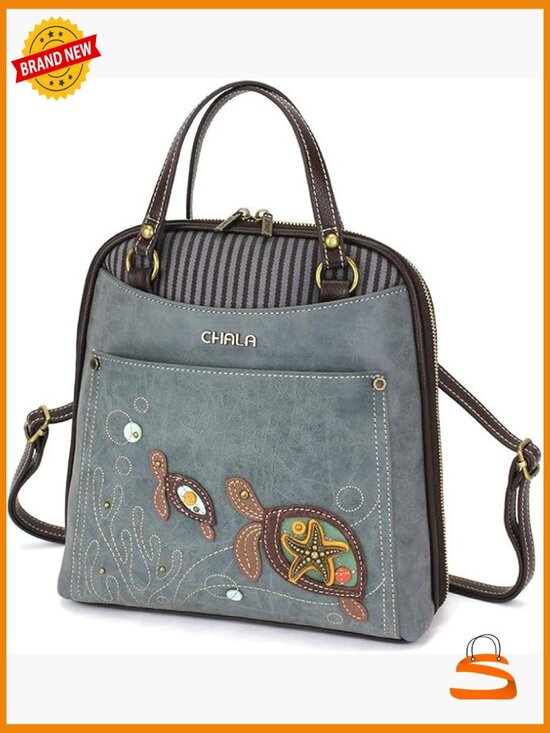 Convertible Backpack Purse with Adjustable Strap - Fits iPad Pro & Kindle main image 7